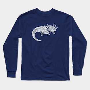 Axolotl - detailed hand drawn animal design Long Sleeve T-Shirt